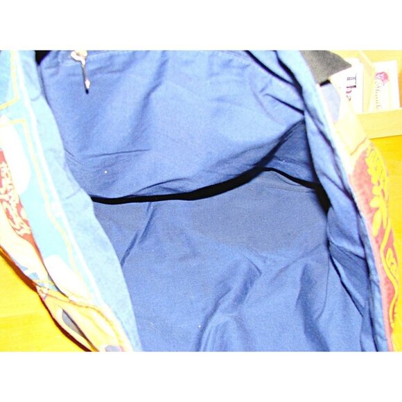 Walt Disney World Parks The Happiest Place on Earth Patchwork Tote Bag Rare - Picture 6 of 16